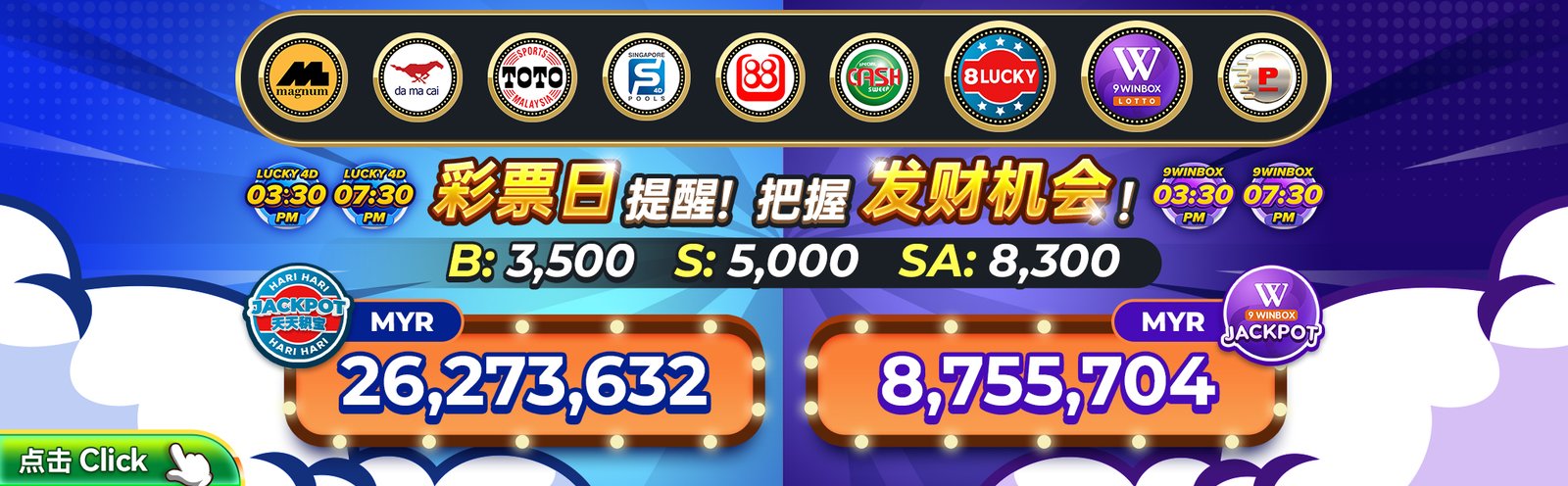 WINBOX 4D jackpot reminder