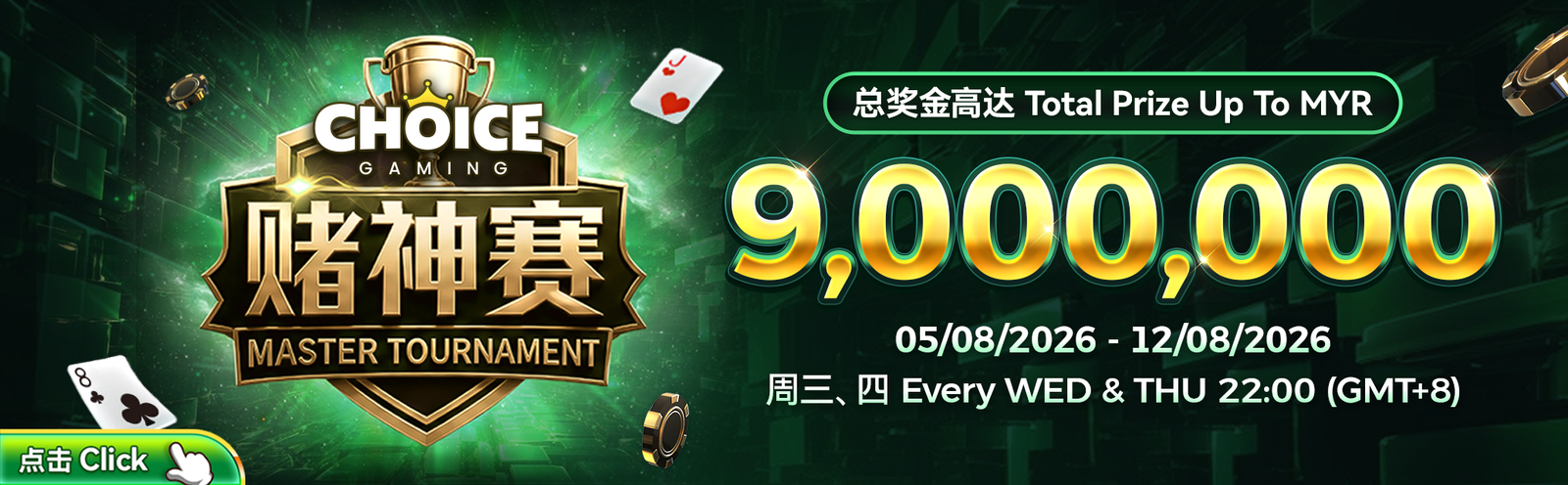 Choice Gaming master tournament