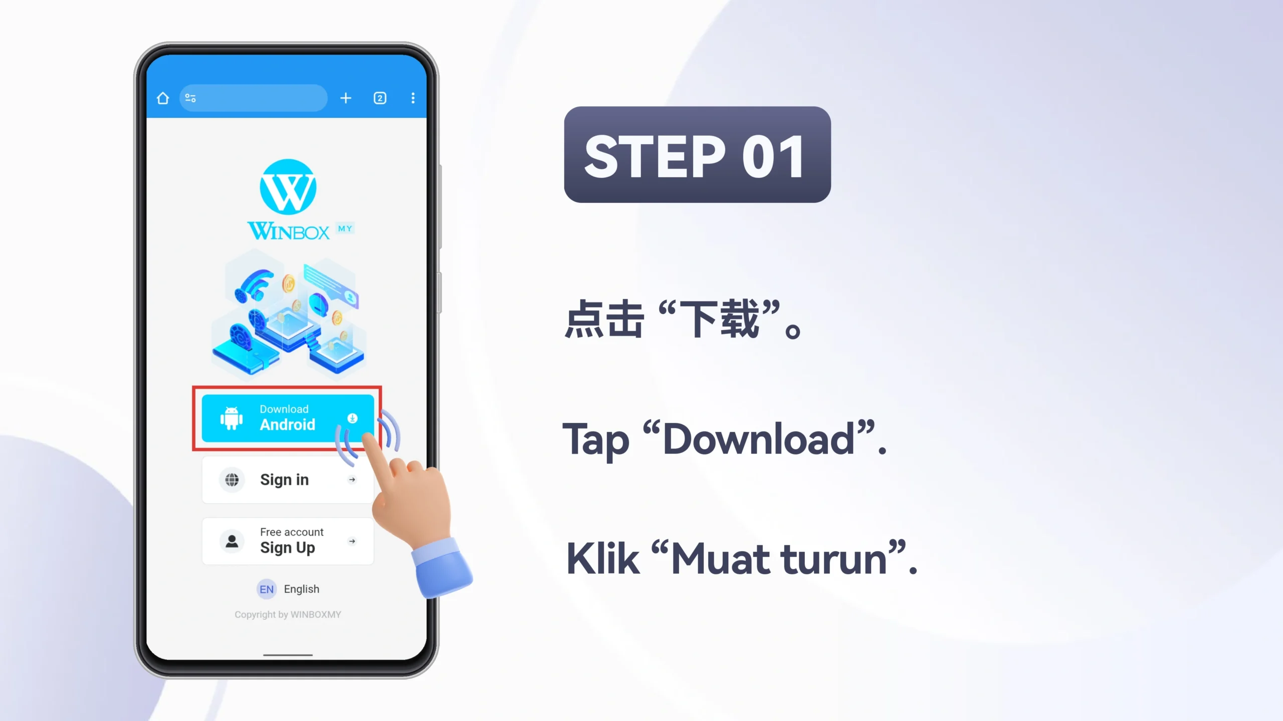WINBOX Android installation Method 2 step 1