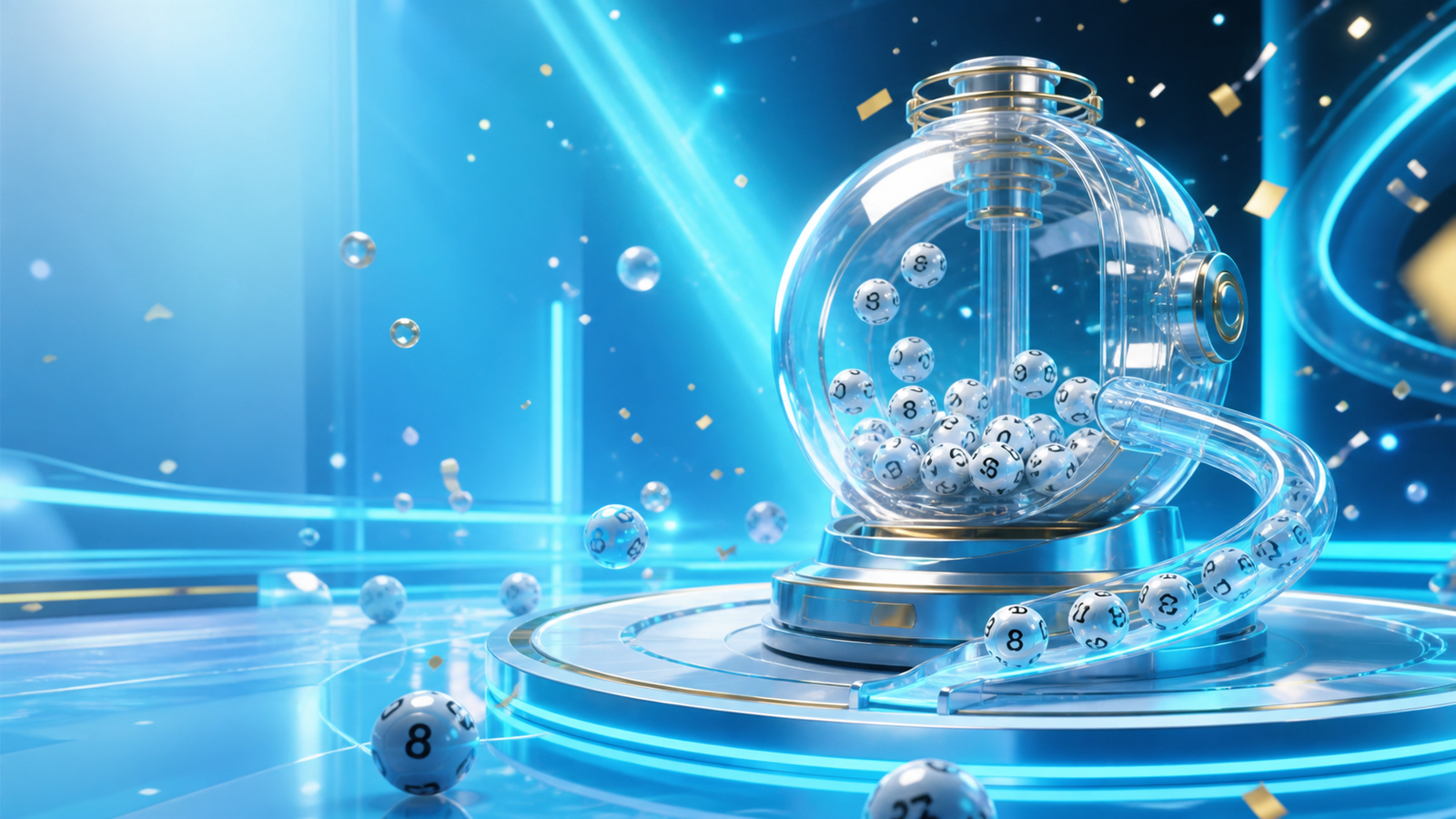 Lottery themed game artwork